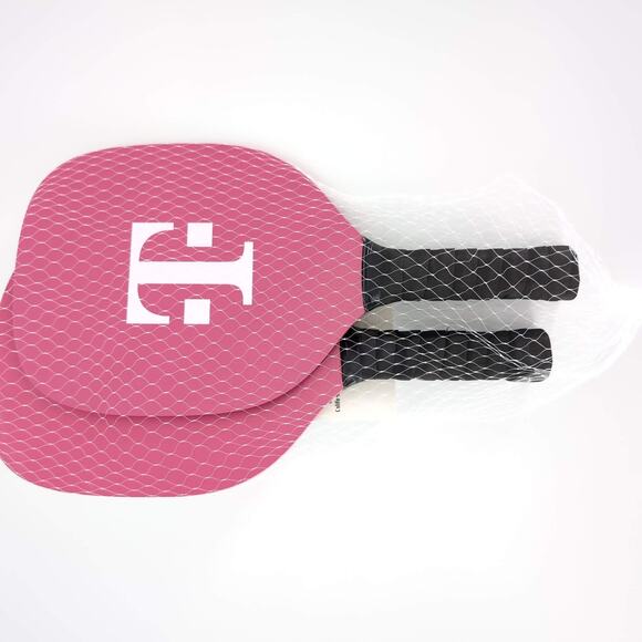 T-Mobile Pickleball Set of Two Pink & Black Paddles and White Ball - New in Bag - Picture 5 of 11